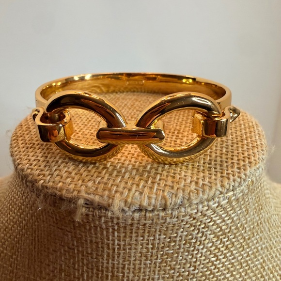 Coach Gold-Tone Horse Bit Link Bangle - Picture 7 of 10